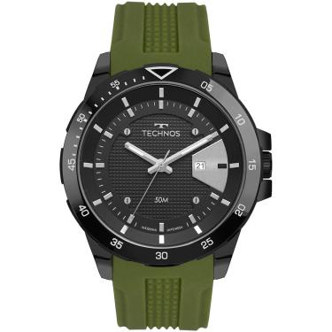 Imagem de Relógio Masculino Technos Racer 2115MTJ/8P 48mm Silicone Verde