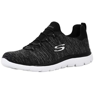Imagem de Skechers Women's Summits-Quick Getaway Black/White Sneaker 6.5 W US