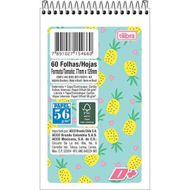 Imagem de Caderneta Espiral Aa D+ 60 Folhas - Pacote com 20, Tilibra, 15.466-1, Multicor