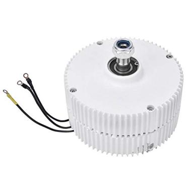 Imagem de Motor elétrico trifásico trifásico com ímã permanente 24V 400W Alternador síncrono NE-400 gerador elétrico com ímã permanente DIY para turbina eólica (motor)