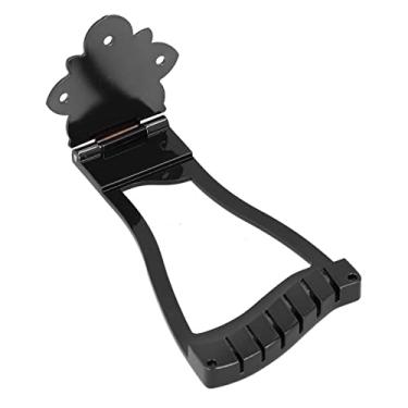 Imagem de Tail Tailpiece, Hollow Body Guitar Tailpieces Parts Metal para Jazz para Instrumento Musical(Preto)