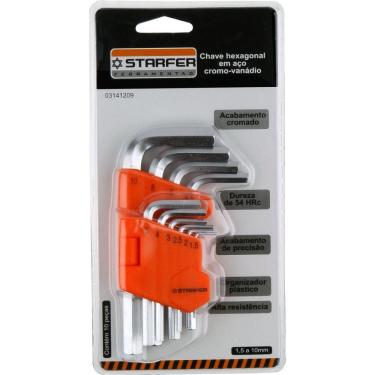 Imagem de Chave Hexagonal  Cv 1,5-10 10p Starfer Jogo