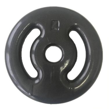 Imagem de Anilha Emborrachada Vazada Ahead Sports 4Kg Preta