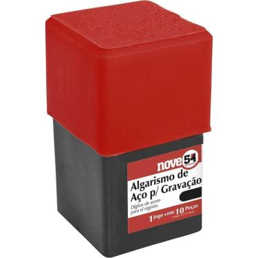 Imagem de Algarismo De Aço Punção 8Mm 0-9 Para Gravação - Nove54