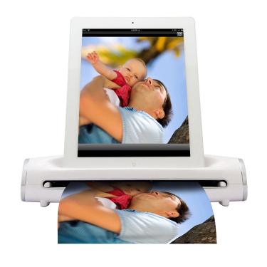 Imagem de Scanner portátil para digitalização de fotos e documentos diretamente para o iPad
