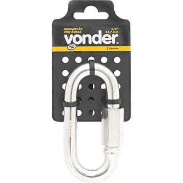 Imagem de Mosquetão Reto Com Rosca, 1/2" Cartela Com 1 Peça, Vonder