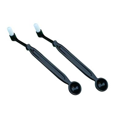 Imagem de Fityle 2 peças Espresso máquina de café grupo cabeça de limpeza nylon escova com colher