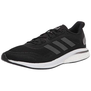 Imagem de adidas Tênis de corrida masculino Supernova, Preto/Cinza/Prata Metálico, 38