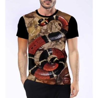 Imagem de Camisa Camiseta Cobra Coral Verdadeira Serpente Venenosa 1 - Dias No E