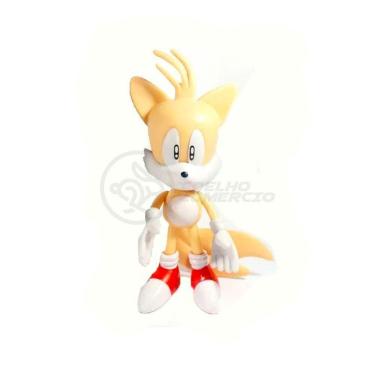 Imagem de Coleção Boneco Action Figure Tails The Hedgehog Amarelo 16Cm