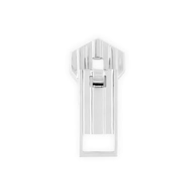 Imagem de Dritz Puxador de zíper de latão, ferragens de móveis, níquel polido