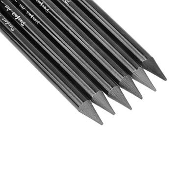 Imagem de Lápis de desenho profissional de 6 peças de lápis de carvão sem madeira para desenhar lápis de desenho, bastões de carvão, conjunto de lápis de arte para desenhar sombreamento, 6 níveis de grafite HB 2B 4B 6B 8B EE