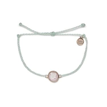Imagem de Pura Vida Pulseira com pingente de camafeu da Disney banhada a ouro rosa - Pulseira ajustável, berloque da marca - Winterfresh