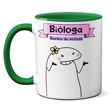 Imagem de Caneca Bióloga Rainha Da Mitose Sei Tudo Sobre A Vida (Verde)