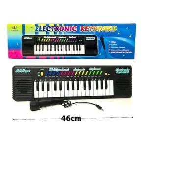 Piano Brinquedo Musical Karaokê Teclado Infantil com Microfone - Rosa -  Toys - Piano / Teclado de Brinquedo - Magazine Luiza