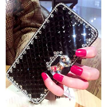 Imagem de Bolsa de Couro para Samsung Galaxy S21 S20 FE Ultra Plus Carteira Coque A52 A75 A51 A71 A50 A70 Diamond Phone,6,Para S21 FE