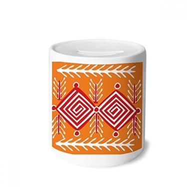 Imagem de DIYthinker Line Mexico Totems Civilização Antiga Caixa para Dinheiro Caixa de Cerâmica Porta-Moedas Presente
