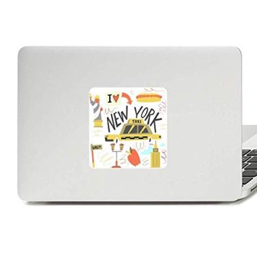 Imagem de America New York City Liberty Illistration Decalque Vinil Paster Laptop Adesivo Decoração PC