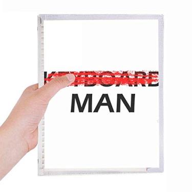 Imagem de Caderno Don't Be A Keyboard Man com folhas soltas e diários recarregáveis