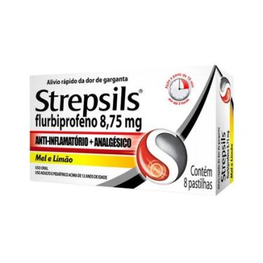 Imagem de Strepsils Sabor Mel e Limão 8 pastilhas RECKITT