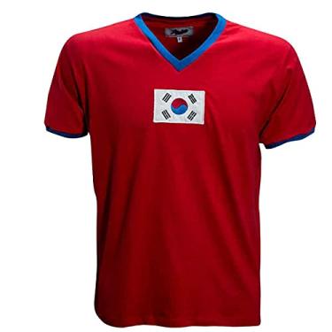 Imagem de Camisa Coréia do Sul 1970 Liga Retrô Vermelha (GGG)