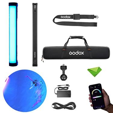 Imagem de Godox WT60R 64CM RGB Dive Light Stick Bastão de luz à prova d'água, 40m IP68 LED Video Light 37 FX Efeitos de luz CCT 1800K-10000K TLCI?96 CRI?96 Controle Bluetooth