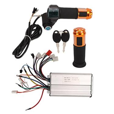 Imagem de Naroote Kit de modificação de bateria de lítio, controle sem escovas de bicicleta com visor de energia 1000 W para andar com segurança