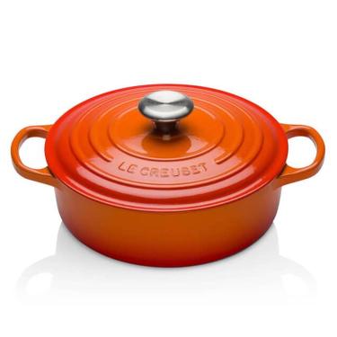Imagem de Panela Risoto Signature com Pegador de Aço Inox 30 cm laranja Le Creuset