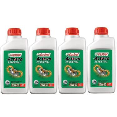 Imagem de Óleo 4L Castrol 20W50 Moto 4T Mineral Api Sl Jaso Ma2
