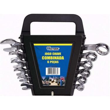 Imagem de Chave Combinada 6 A 13Mm Com Rack 6 Pecas Western Cód. S-19