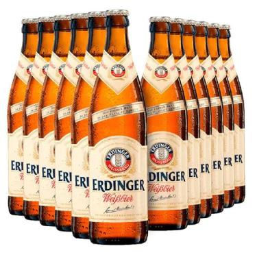 Imagem de Cerveja Erdinger Weissbier Alemanha 500ml Caixa 12 Unidades