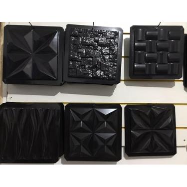 Imagem de Kit 10 formas gesso 3d ABS 29x29cm