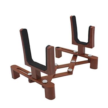 Imagem de SIMBAE Suporte para tamanho completo 4/4 universal ajustável suporte para tamanho completo 4/4 3/4 1/2 1/4 peça de violino acessório plástico dobrável estendido portátil esponja