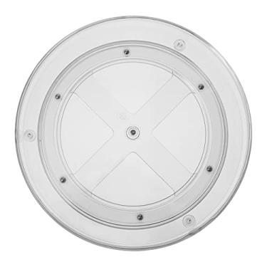 Imagem de Mikinona Prateleira Rotativa Para Banheiro Carrossel De Maquiagem Recipiente Organizador De Armário Mesa Giratória Organizador De Cozinha Tempero Cesta Armário De Cozinha