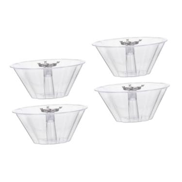 Imagem de Generic 4 Peças De Acessórios De Copo De Capô De Receptor De Óleo Para Filtros De Coifa De Óleo De Substituição De Filtros De Ventilação De Ar De Coifa Copo De Graxa E Acessórios Rack De