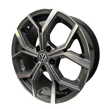 Imagem de Kit 4 Rodas Aro 17x7 Polo gti 5x100 gd ET40