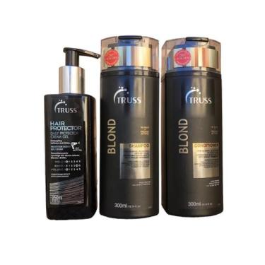 Imagem de Truss Blond Shampoo E Condicionador 300ml +Hair Protector  250ml