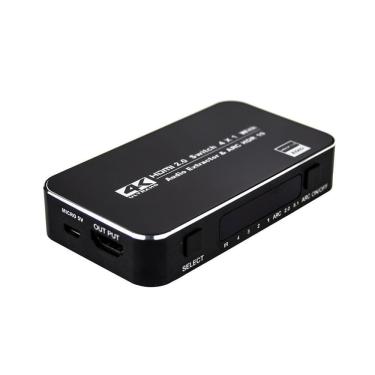 Imagem de Chave Seletora Switch Hdmi 2.0, 4k 4 Portas