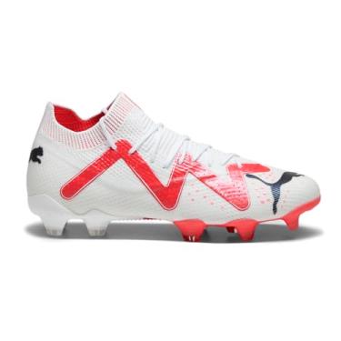 Imagem de Puma Chuteiras femininas Future Ultimate Firm Ground/Ag Chuteiras de futebol com chuteiras - chão firme - branco - tamanho 6,5 M