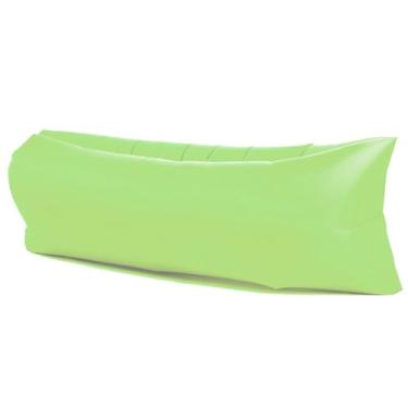 Imagem de Air Sofa，Portable waterproof and leak-proof bag sofa air chair, suitable for outdoor, beach, hiking, picnic, music festival (Color : Light Green)
