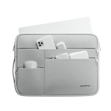 Imagem de Capa para MacBook de 13 polegadas Omnpak compatível com MacBook Pro 2021 de 14,2 polegadas (A2442/M1 PRO)/MacBook Air 13 M1/MacBook Pro 13 M1, bolsa de transporte impermeável para laptop com alça