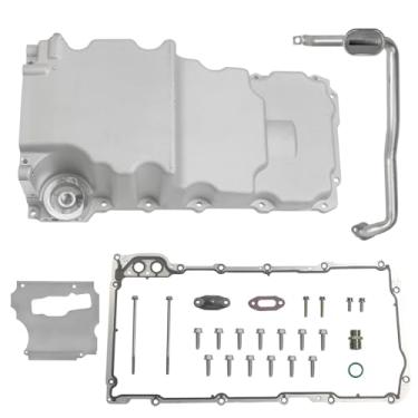 Imagem de Kit de cárter de óleo 302-2 LS serve para LS1 LS2 LS3 LS6 5.7L 5.3L 6.5L Motor Chevy Camaro Nova Pontiac Ventura Oldsmobile Omega GM F-body G-body Kit de troca de óleo de alumínio