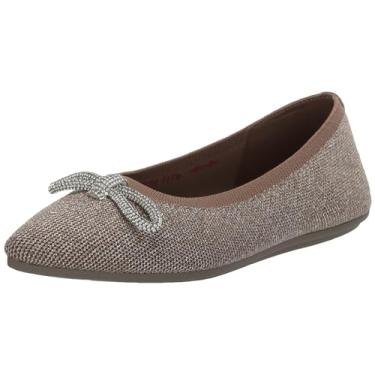 Imagem de Skechers Sapatilha feminina Cleo Point-Glizty Haze Ballet, Mocha, 38