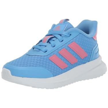 Imagem de adidas Tênis infantil X_plrpath, Blue Burst/Bliss rosa/branco, 20