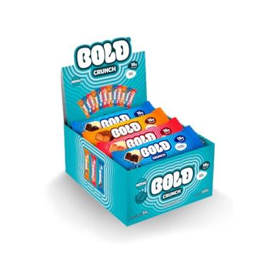 Imagem de Barra de Proteína BOLD Crunch Caixa Mista (15g de Proteína) - Caixa com 12 unidades