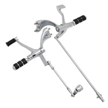 Imagem de Kit completo de controles dianteiros de motocicleta Pegs Alavancas Ligações para Harley 2014-2022 Sportster XL1200 XL 883 Forty-Eight Roadster Nightster Superlow Iron 883
