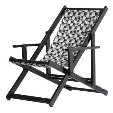 Imagem de Espreguiçadeira Preguiçosa Dobrável Black Cb-triang Preto