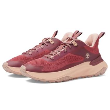 Imagem de Timberland Tênis feminino Motion Access Low com cadarço, Malha vermelha média, 36