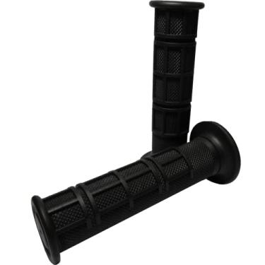 Imagem de 5A Tokyo Punhos para quadriciclo 25 mm e 25 mm preto, punhos de motocicleta barra de borracha antiderrapante barra de alça de borracha para bicicleta, mão confortável do propulsor, para Harley Honda Triumph Yamaha Kawasaki