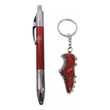 Imagem de Jogo Caneta Roller Ball De Metal Com Chaveiro - Vitória
